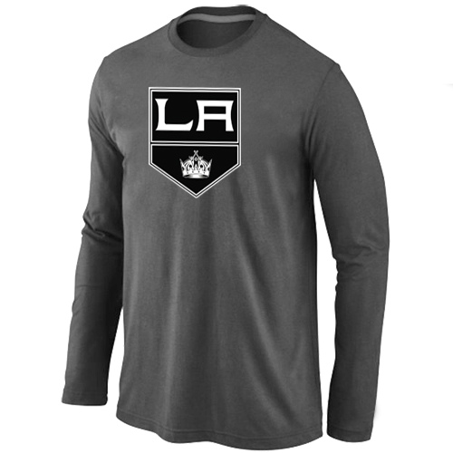 Los Angeles Kings Big & Tall Logo D.Grey Long Sleeve T Shirt