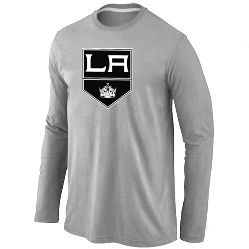 Los Angeles Kings Big & Tall Logo Grey Long Sleeve T Shirt