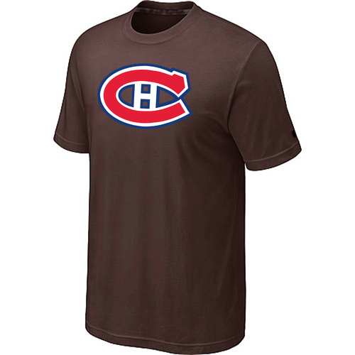 Montreal Canadiens Big & Tall Logo Brown T Shirt