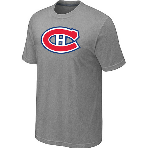 Montreal Canadiens Big & Tall Logo L.Grey T Shirt
