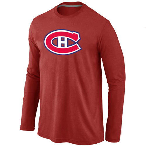 Montreal Canadiens Big & Tall Logo Red Long Sleeve T Shirt