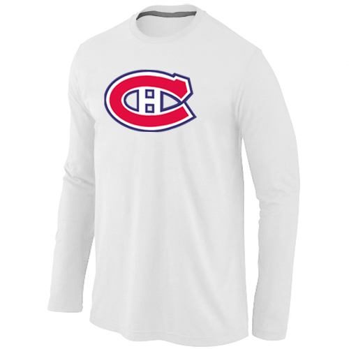 Montreal Canadiens Big & Tall Logo White Long Sleeve T Shirt
