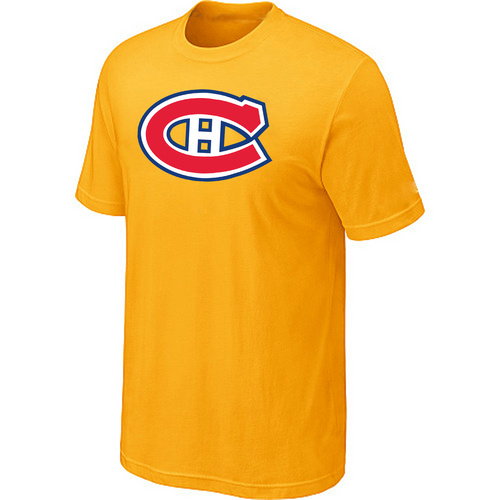 Montreal Canadiens Big & Tall Logo Yellow T Shirt