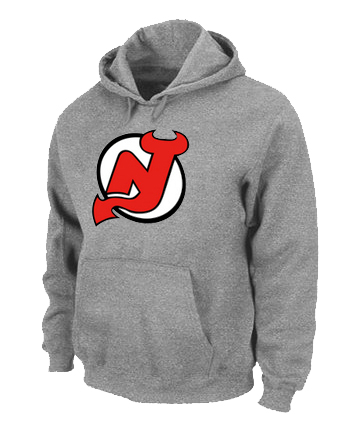 NHL New Jersey Devils Big & Tall Pullover Hoodie Grey