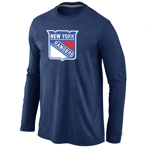 New York Rangers Big & Tall Logo D.Blue Long Sleeve T Shirt New York Rangers Big & Tall Logo D.Blue Long Sleeve T Shirt