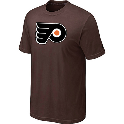Philadelphia Flyers Big & Tall Logo Brown T Shirt