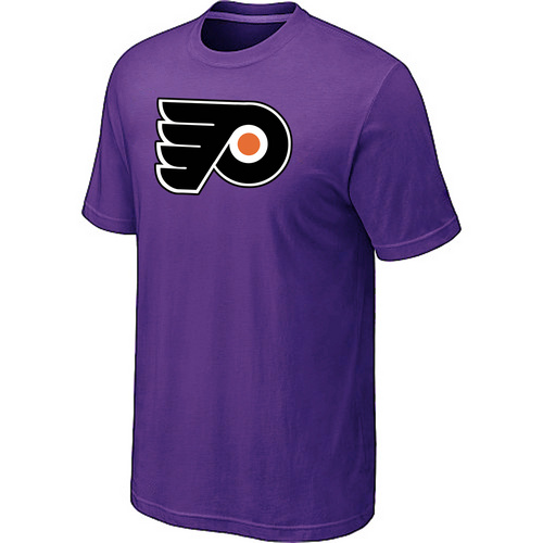 Philadelphia Flyers Big & Tall Logo Purple T Shirt