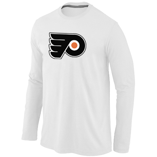 Philadelphia Flyers Big & Tall Logo White Long Sleeve T Shirt