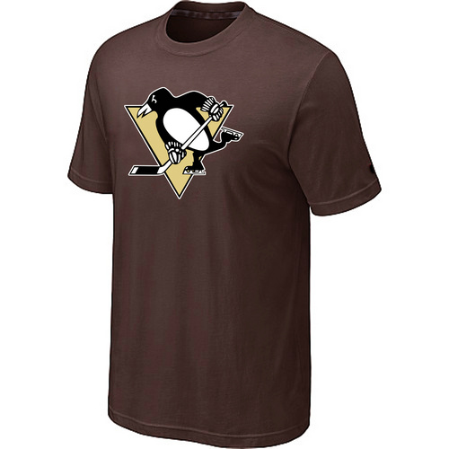 Pittsburgh Penguins Big & Tall Logo Brown T Shirt