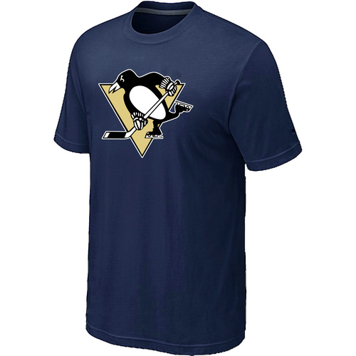 Pittsburgh Penguins Big & Tall Logo D.Blue T Shirt