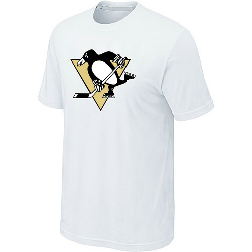 Pittsburgh Penguins Big & Tall Logo White T Shirt