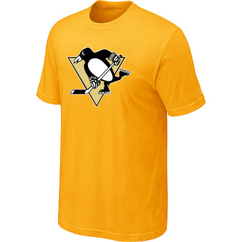 Pittsburgh Penguins Big & Tall Logo Yellow T Shirt