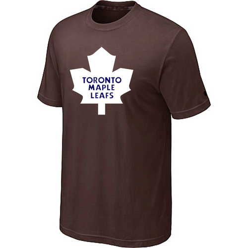 Toronto Maple Leafs Big & Tall Logo Brown T Shirt