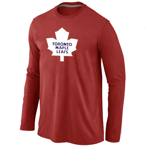 Toronto Maple Leafs Big & Tall Logo Red Long Sleeve T Shirt