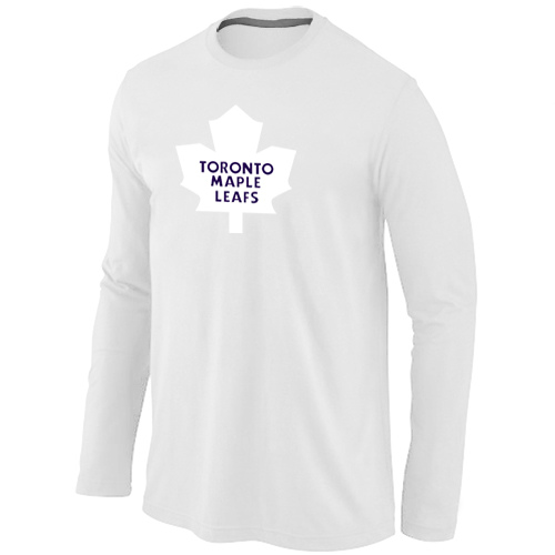 Toronto Maple Leafs Big & Tall Logo White Long Sleeve T Shirt