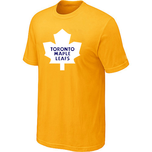 Toronto Maple Leafs Big & Tall Logo Yellow T Shirt