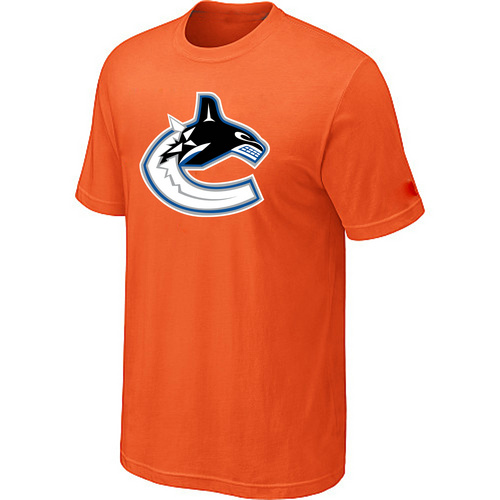 Vancouver Canucks Big & Tall Logo Orange T Shirt
