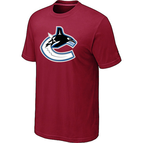 Vancouver Canucks Big & Tall Logo Red T Shirt - Click Image to Close