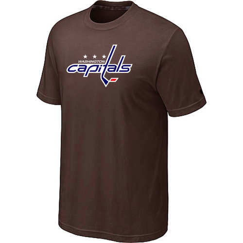 Washington Capitals Big & Tall Logo Brown T Shirt