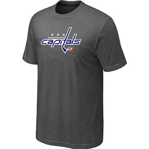 Washington Capitals Big & Tall Logo D.Grey T Shirt