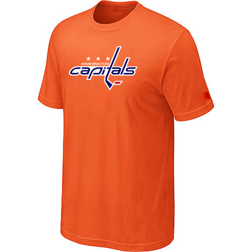 Washington Capitals Big & Tall Logo Orange T Shirt