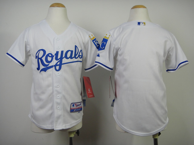 Royals Blank White Youth Jersey