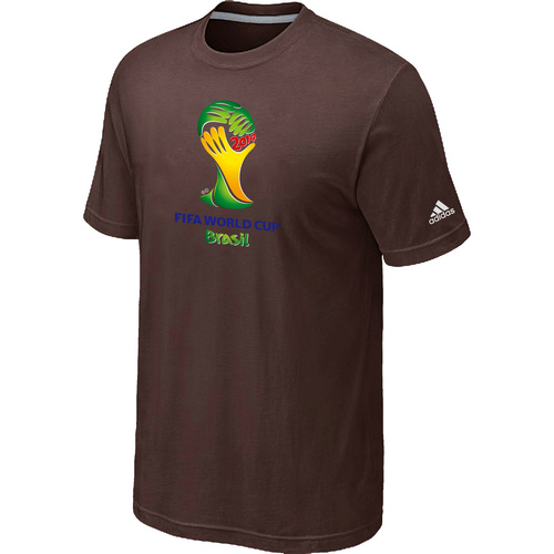 Adidas 2014 FIFA World Cup Big & Tall Men T-Shirt Brown