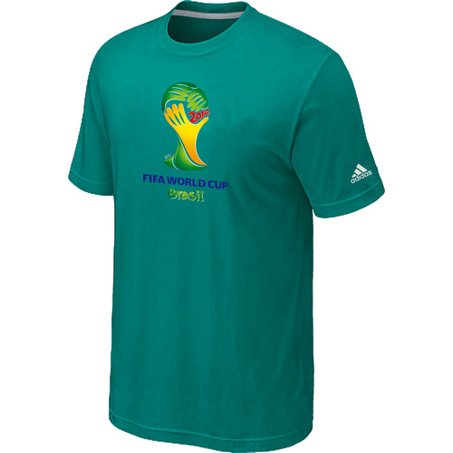 Adidas 2014 FIFA World Cup Big & Tall Men T-Shirt Green - Click Image to Close