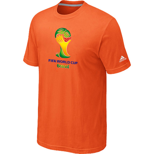 Adidas 2014 FIFA World Cup Big & Tall Men T-Shirt Orange