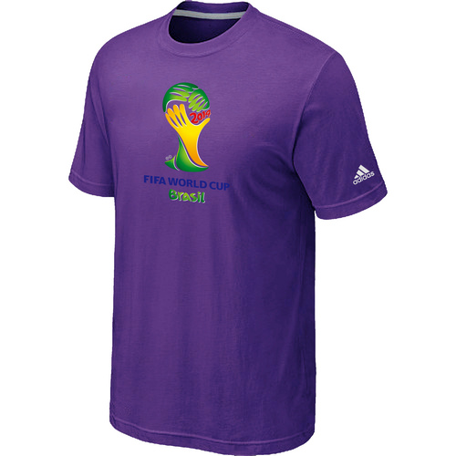 Adidas 2014 FIFA World Cup Big & Tall Men T-Shirt Purple