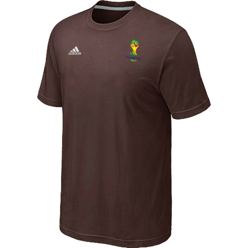 Adidas 2014 FIFA World Cup Men T-Shirt Brown