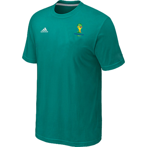 Adidas 2014 FIFA World Cup Men T-Shirt Green