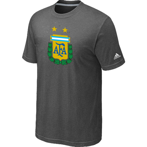Adidas National Team Argentina Big & Tall Men T-Shirt D.Grey - Click Image to Close
