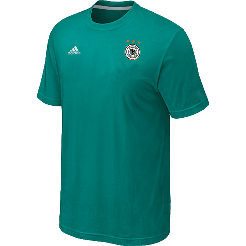 Adidas National Team Germany Men T-Shirt Green - Click Image to Close