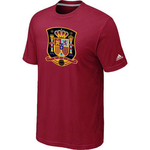 Adidas National Team Spain Big & Tall Men T-Shirt Red