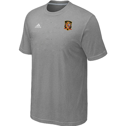 Adidas National Team Spain Men T-Shirt L.Grey