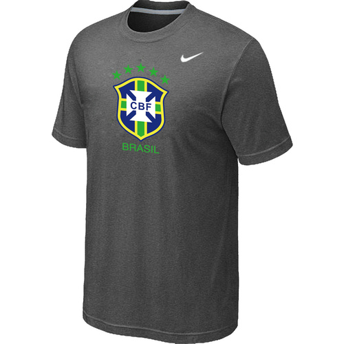 Nike National Team Brazil Big & Tall Men T-Shirt D.Grey - Click Image to Close