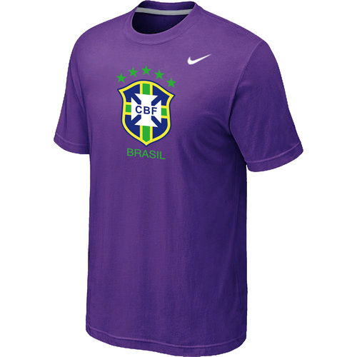 Nike National Team Brazil Big & Tall Men T-Shirt Purple