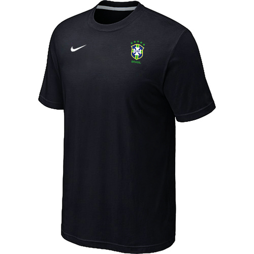 Nike National Team Brazil Men T-Shirt Black - Click Image to Close