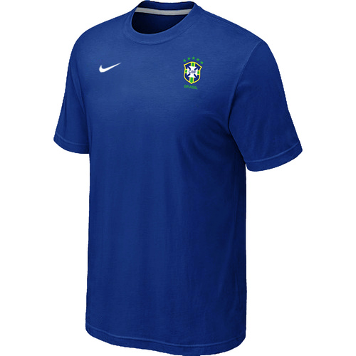 Nike National Team Brazil Men T-Shirt Blue