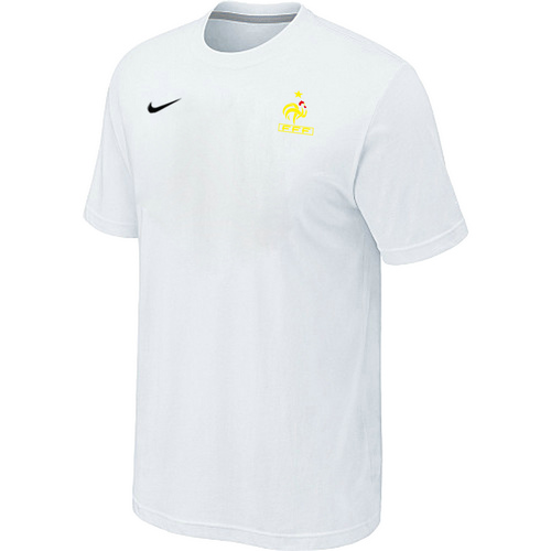Nike National Team France Men T-Shirt White - Click Image to Close