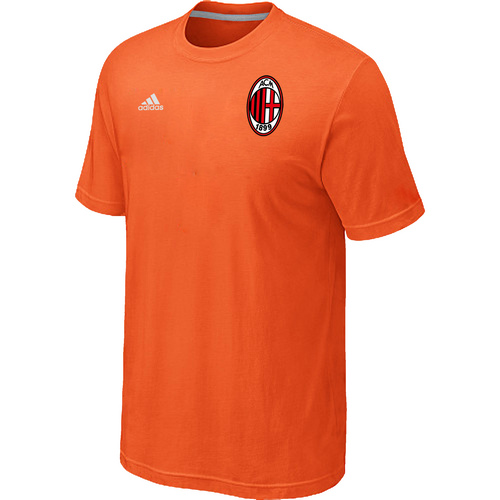 Adidas Club Team AC Milan Men T-Shirt Orange