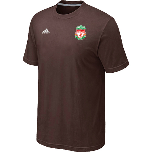 Adidas Club Team Liverpool Men T-Shirt Brown