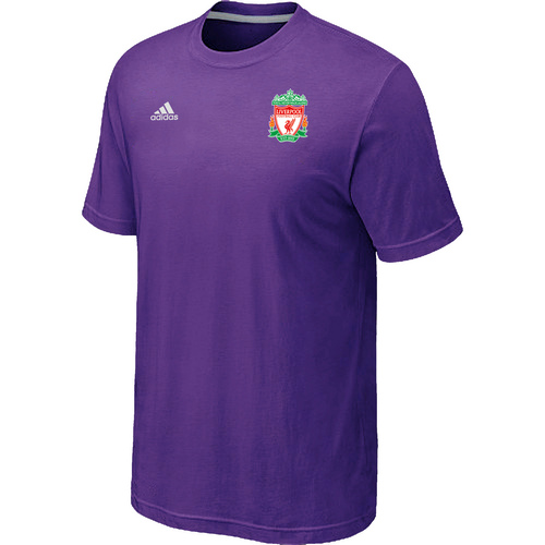 Adidas Club Team Liverpool Men T-Shirt Purple