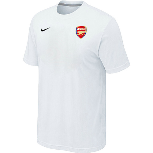 Nike Club Team Arsenal Men T-Shirt White - Click Image to Close