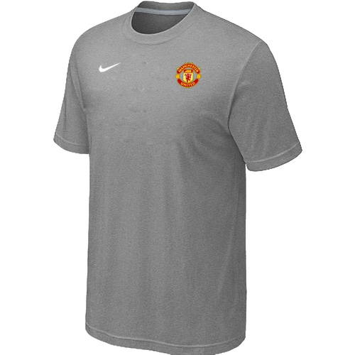 Nike Club Team Manchester United Men T-Shirt L.Grey
