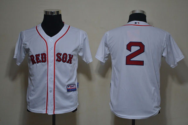 Red Sox 2 Ellsbury White Youth Jersey