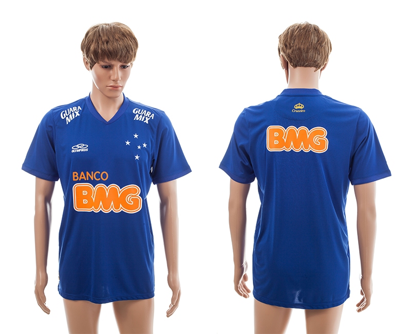 2014-15 Cruzeiro Home Thailand Soccer Jerseys