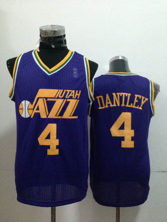 Jazz 4 Dantley Purple Jerseys