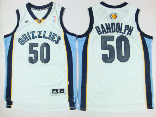 Grizzlies 50 Randolph White New Revolution 30 Jerseys - Click Image to Close
